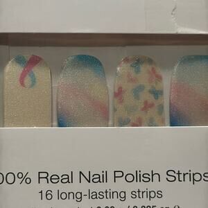NWT Color Street "Never Forgotten" Blue Pink Awareness Nail Strips